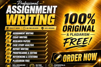 do assignment, case study and urgent essay writing