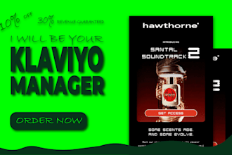 be your klaviyo manager for a month