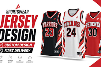 create unique t shirt and sportswear designs for your brand
