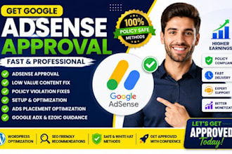 get guaranteed google adsense approval and fix adsense website issue