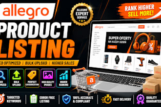 setup your seller account and bulk list your products on allegro for sales