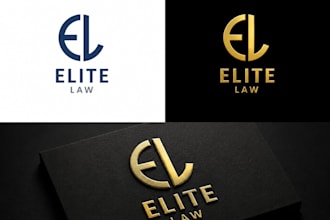 design modern letter monogram logo