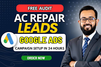setup google ads campaign for hvac and ac repair leads