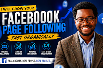 grow your facebook page following fast organically