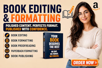 do book editing amazon KDP formatting copy, line editing kindle formatting