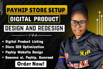 payhip store, payhip website, payhip setup, stan store marketing, gumroad, etsy