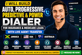 do auto progressive predictive power dialer insurance medicare leads live agent