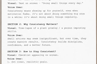 write the attractable scripts for the clients