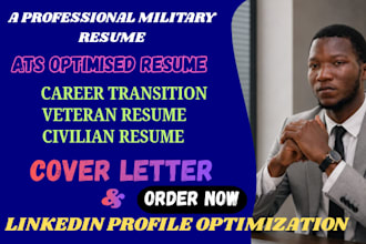 craft a military resume, civilian resume, federal and resume writing