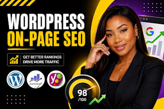 do wordpress on page SEO and speed optimization