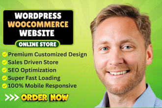 build ecommerce website online store, webshop using wordpress woocommerce