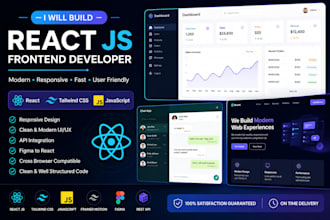 build a responsive react js frontend website