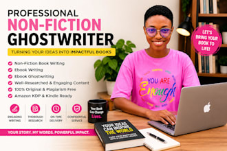 ghostwrite your nonfiction book or ebook