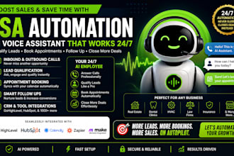 build ai isa automation, ai voice agent, outbound calling and lead follow up