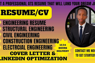 create an atsfriendly resume for engineering jobs