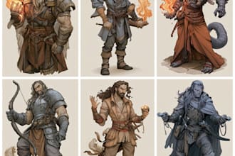 dnd character art and dnd character art