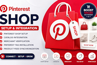 setup pinterest shop catalog pin design marketing promotion etsy seo tag product
