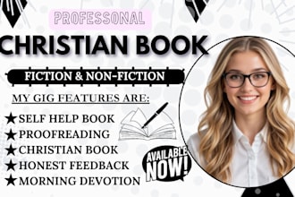 do christian book, book editing, christian ebook, daily devotion, fiction book