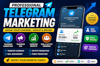 do telegram and ads promotion crypto and forex promotion and telegram marketing