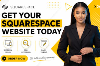 do squarespace website design redesign edit squarespace website landing page