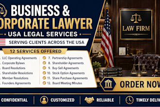 draft or review llc operating agreements, corporate bylaws and board resolutions