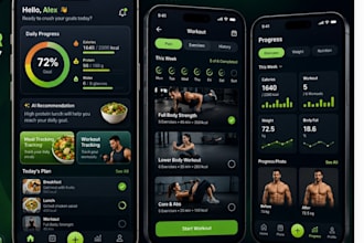develop ai nutrition and fitness app with meal and workout tracking