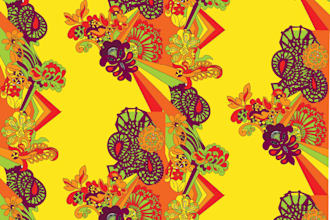 design seamless surface patterns for fabric and print