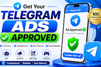set up profitable telegram ads for forex, sport, game and channel