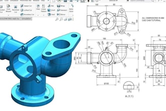 design precise solidworks cad models for manufacturing and prototyping