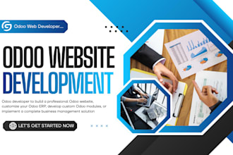develop odoo development erp implementation module customization website setup