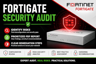 audit your fortigate firewall configuration and security