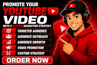 promote your youtube video with a custom marketing strategy