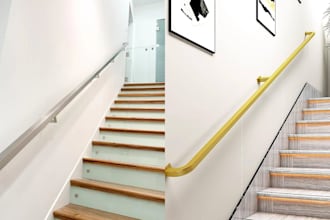 design modern 3d staircase, spiral staircase and handrail