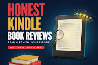 do amazon kindle unlimited books, KDP read, arc ebook and honest review