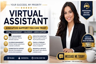 be your virtual assistant executive assistant email management