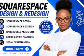 squarespace website design squarespace redesign bandzoogle music artist website
