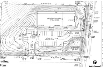 design site grading plans, drainage plans stormwater, site plan, erosion control