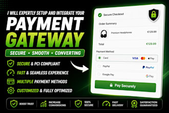 setup shopify payment gateway, checkout and secure payment shopify integration
