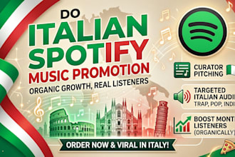 do italian spotify music promotion