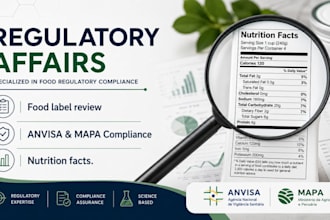 create nutrition facts and review food labels