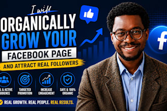 organic facebook page promotion and growth for real followers