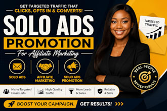 do solo ads, affiliate link promotion, solo ads campaign