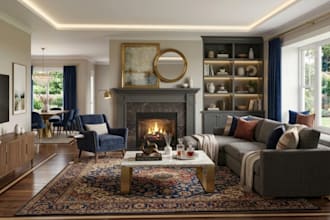 do empty home virtual staging and renovation visualization realistic design