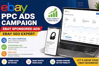 setup and optimized ebay PPC ads campaign, setup sponsored ads, ebay SEO manager
