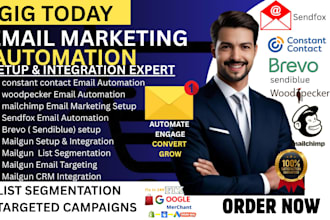 professionally set up and optimize your email marketing