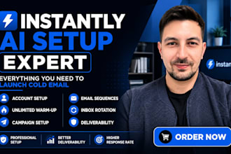 setup instantly account instantly cold email unlimited warm up