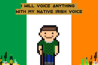 say anything in my native irish voice