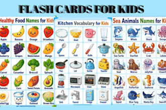 do kids card flash card educational card animal memory card printable card box