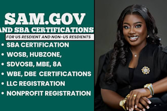 do sam gov registration, uei, cage code, llc, ein, mbe, dbe, sba certification