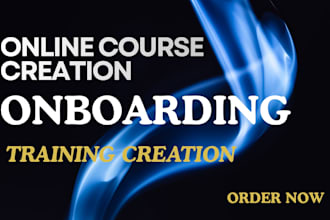 create engaging online course content creation for employee onboarding training